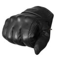 thumbnail image 2 of Men's Premium Leather Street Motorcycle Protective Cruiser Biker Gel Gloves S, 2 of 6