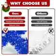 thumbnail image 6 of 5-Pack 15FT Blue Tinsel Garland – Glitter Metallic Twist for Christmas, Weddings, Luaus & More, 6 of 7