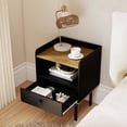 thumbnail image 6 of Costway 2 PCS Nightstand Side End Table with Drawer & Open Shelf for Living Room Bedroom, 6 of 10