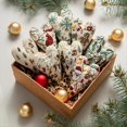 thumbnail image 3 of Kit de Bordado de Decoración Navideña con Forma de Corazón para Bordar A Mano, Kit de Punto de con Colgante de Árbol de Navidad, 3 of 10
