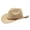 01_Beige, variant on Cowboy Hat Kids Western Style Sun Hat for Boys and Girls Material with Adjustable Sizing and Design Toddler Hat 6-12 Years 01_,6-12 Years