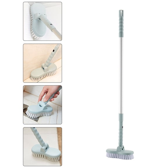 HORIALENCE Scalable Cleaning Brushes Blue 1Pack For Bathroom And Grout Cleaning