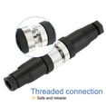 thumbnail image 6 of Uxcell 2Pcs 8P M12 Female Aviation Connector Wire Plug Waterproof IP67 for Cable, 6 of 6