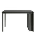 thumbnail image 6 of Churanty Modern 5 Count Adult Farmhouse Rubberwood Storage Dining Table with Chair Gray, 6 of 18