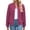 Wine #718, variant on Bovemsi Cardigan Sweaters for Women Autumn And Winter Solid Color Round Neck Zipper Loose Long Sleeved Sweatshirt Cardigans Lightweight