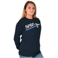 thumbnail image 3 of NASA Worm Logo American Space Shuttle Long Sleeve TShirt Men Women Brisco Brands S, 3 of 6