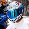 thumbnail image 2 of Casco de motocicleta CYRIL, casco integral todoterreno con lentes de colores, capacetes, cascos para moto, aprobado por ECE, ala trasera grande, casco de moto, 2 of 5