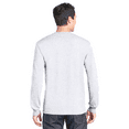 thumbnail image 4 of Gildan Men's DryBlend Long Sleeve T-Shirt, Everyday Comfort Casual Bulk Tee, Ash Color 2-Pack, 2XL, 4 of 5
