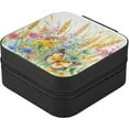 thumbnail image 3 of GZHJMY Butterfly Flower Jewelry Box for Teens Girls Women Birthday Christmas Gift, Portable PU Leather Jewelry Storage Box Mini Travel Jewelry Case for Necklace Bracelet Earrings Rings, 3 of 7