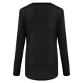 thumbnail image 2 of Vedolay T Shirts for Women Women's 2023 Fall Fashion 2023 Sweatshirt Trendy Long Sleeve Pullover Tops,Black S, 2 of 4