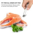 thumbnail image 2 of Bohorizon 2Pieces Fish Bone Tweezers, Fish Deboner Tool, Stainless Steel Fish Bone Remover, 2 of 6