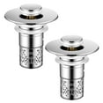 thumbnail image 2 of Cqxid Strainers Under $10 Drain Stopper Bathroom Up Drain Filter Drain Drain Plug Filter Drain Strainer With Anti Clogging Filter Basket Bullet Core Type Basin S, 2 of 9