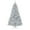 Silver, variant on Costway 7.5Ft Hinged Unlit Artificial Silver Tinsel Christmas Tree Holiday w/Metal Stand