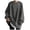 Grey, variant on Sweatshirt for Women Fall Oversized Crew Neck Long Sleeve Cap One Shoulder with Pocket Plain Leisure Cotton Pullover Sweatshirts(Grey,M)