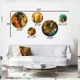 thumbnail image 4 of Designart "Abstracted Cubist Forms II" Abstract Cubism Metal Wall Art Set of 5 Piece, 4 of 5
