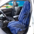 thumbnail image 2 of XYZCANDO Blue Tropical Palm Leaf Car Seat Towel Cover - Waterproof Sweat-Absorbent Protector | Universal Fit for Cars, SUVs & Trucks, 2 of 8