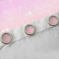 thumbnail image 4 of Feelyou Pink Starry Sky Blackout Curtains Set of 2 (52x84 Each), Stars Sequin Print Window Curtains, Modern Abstract Artwork Curtains and Drapes, Blackout Curtains Bedroom Decor, 4 of 6