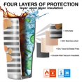 thumbnail image 7 of 30oz Paw Print Sonstripes Tumblers Stainless Steel Tumbler with Lid and Straw,Vacuum Insulated Double Wall Travel Tumbler Cups Mug with Cleaning Brush for Coffee,Tea, 7 of 7