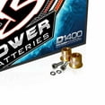 thumbnail image 5 of XS Power D-Series 14 Volt 2400 Amp Max Sealed AGM Automotive Car Battery | D1400, 5 of 5