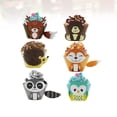 thumbnail image 2 of MasteelfCA 12pcs Cartoon Bear Patterns Cupcake Wrappers Paper Baking Cake Decoration Wraps for Baby Shower Birthday Party (6 Patterns), 2 of 7