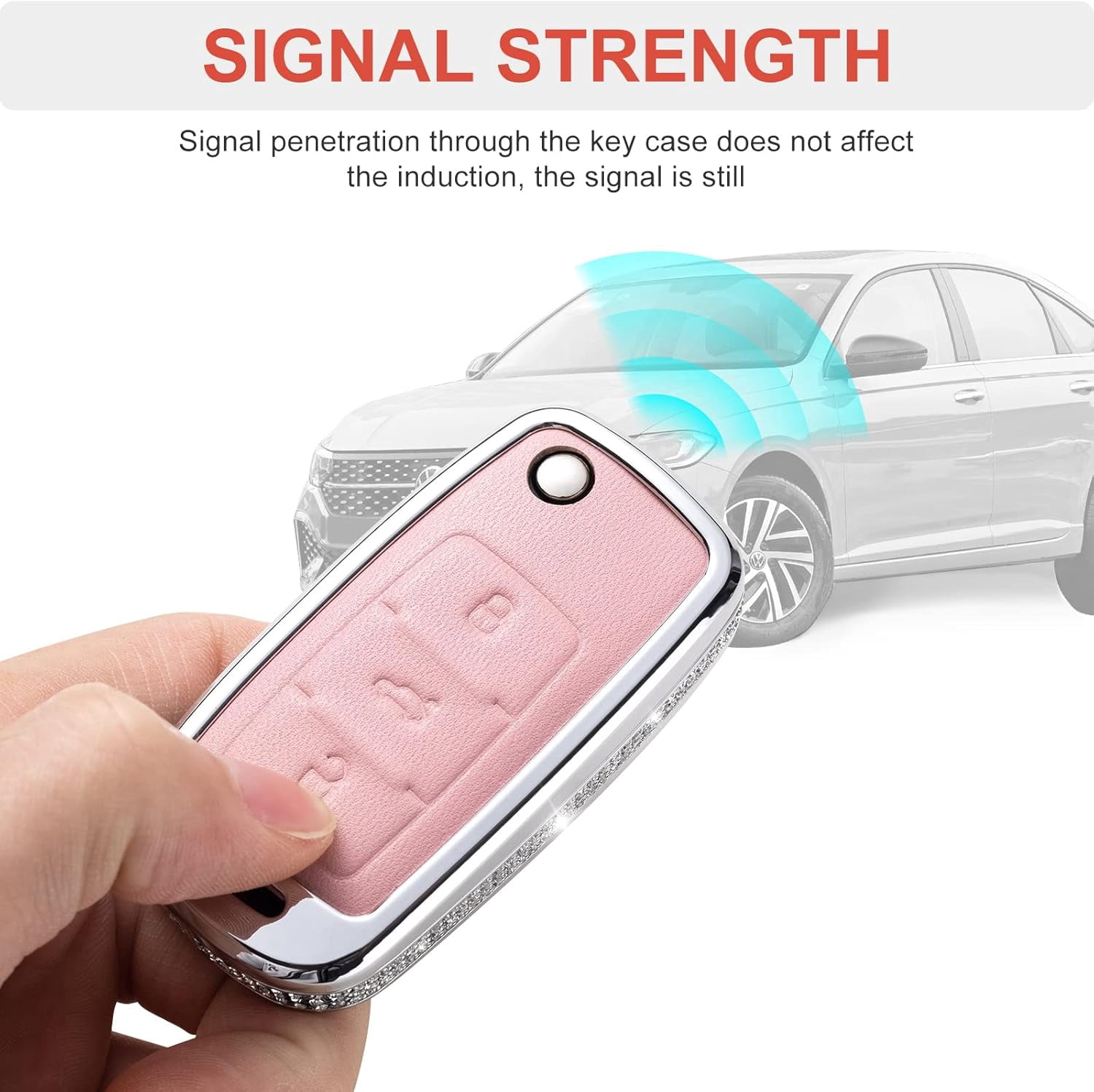 Key Fob Cover Compatible with Fit for Volkswagen Tiguan Atlas Jetta Passat Golf Alltrack Soft TPU Remote Key Shell Case Keychain Case Holder Protector,1,Fit for VW D