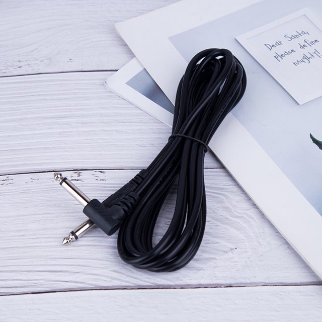 Accesorios de guitarra Cable de guitarra popular Caja eléctrica Cable de reducción de ruido de guitarra baja Cable blindado Cable de altavoz de audio