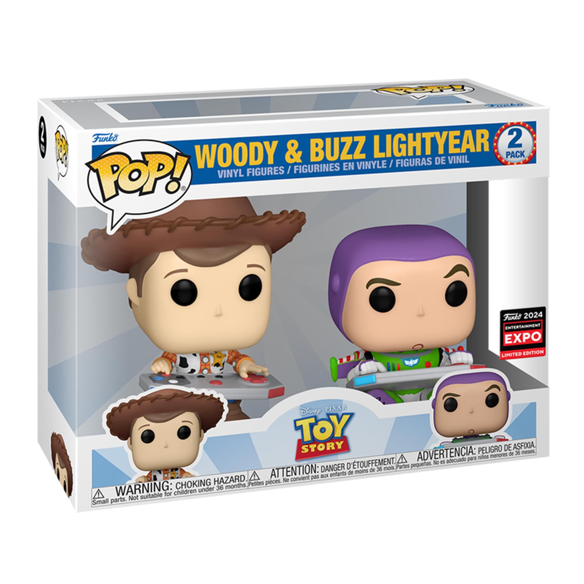 funko トイストーリー　フィギュア　　ウッディ　ボー　バズ　Pixar Toy Story Funko POP Exclusive | Woody & Buzz - Walmart.com