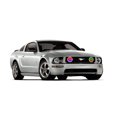 thumbnail image 5 of Oracle Ford Mustang GT 05-09 LED Fog Halo Kit - ColorSHIFT, 5 of 6