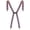 Union Jack - X Shaped, variant on Men's Suspender Braces - Heavy Duty Clip on Suspenders - Fully Adjustable and Elasticated - Fashion Accessory for Parties, Weddings, Casual, Formal Events
