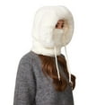 thumbnail image 6 of WKSCLPAI New Upgraded 3-in-1Beanie Hat for Women, Winter Knitting Hat with Thickened Faux Fur Trim Scarf and Mask, Comfort and Windproof with Drawstring Balaclava for Women, 6 of 7