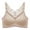 Beige, variant on Bras for Women Large Size Beauty Back Wrap Latex No Steel Ring Ice Silk Sports Bra Gathering Underwear on Clearance Black XL