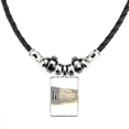 thumbnail image 1 of acrópolis de atenas de grecia collar a mano colgante de cuerda de cuero Unbranded M, 1 of 3