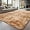Light Camel, variant on ANHXN  Area Rugs for Bedroom, Living Room Fluffy Rugs, Large Area Rug Shag Shaggy Carpet Soft Plush Furry Bedside Rug, Machine Washable Area Rugs