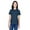 Blue, variant on M200W Ladies 6 oz. Ringspun Cotton Piqué Short-Sleeve Polo