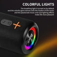 thumbnail image 6 of 20W 2 in 1 Wireless Portable Speaker with Stereo Sound, Colorful Lights, IPX6 Waterproof, 15h Playtime, 6 of 7
