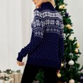 thumbnail image 3 of Suéter De Copo De Nieve Para Mujer Suéter De Punto De Copo De Nieve Elegante Y Fácil De Combinar Para Uso Informal ANGGREK Ropa, 3 of 6
