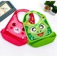 thumbnail image 3 of Cartoon baby PVC three-dimensional bib Increase baby bib Waterproof silicone children's dinner pocket, 3 of 4