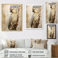 thumbnail image 4 of Designart "Elegance In Beige Parrot Feathers I" Parrot Floater Framed Wall Art Prints, 4 of 5
