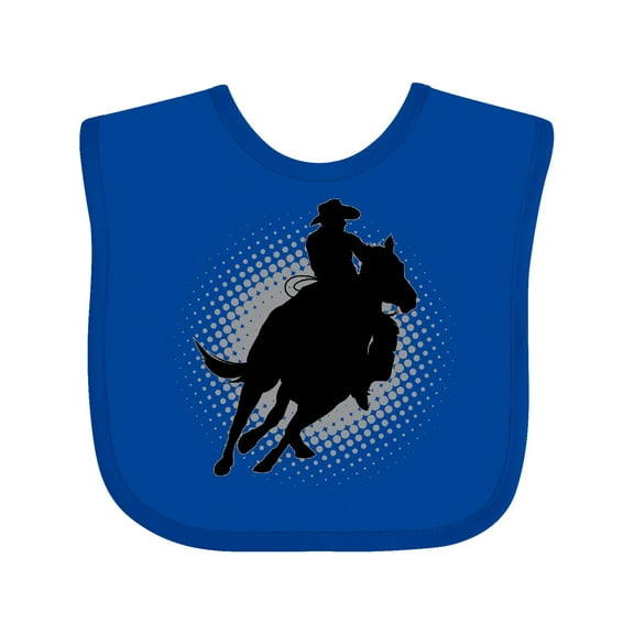 Inktastic Rodeo Rider Team Roping Boys Baby Bib
