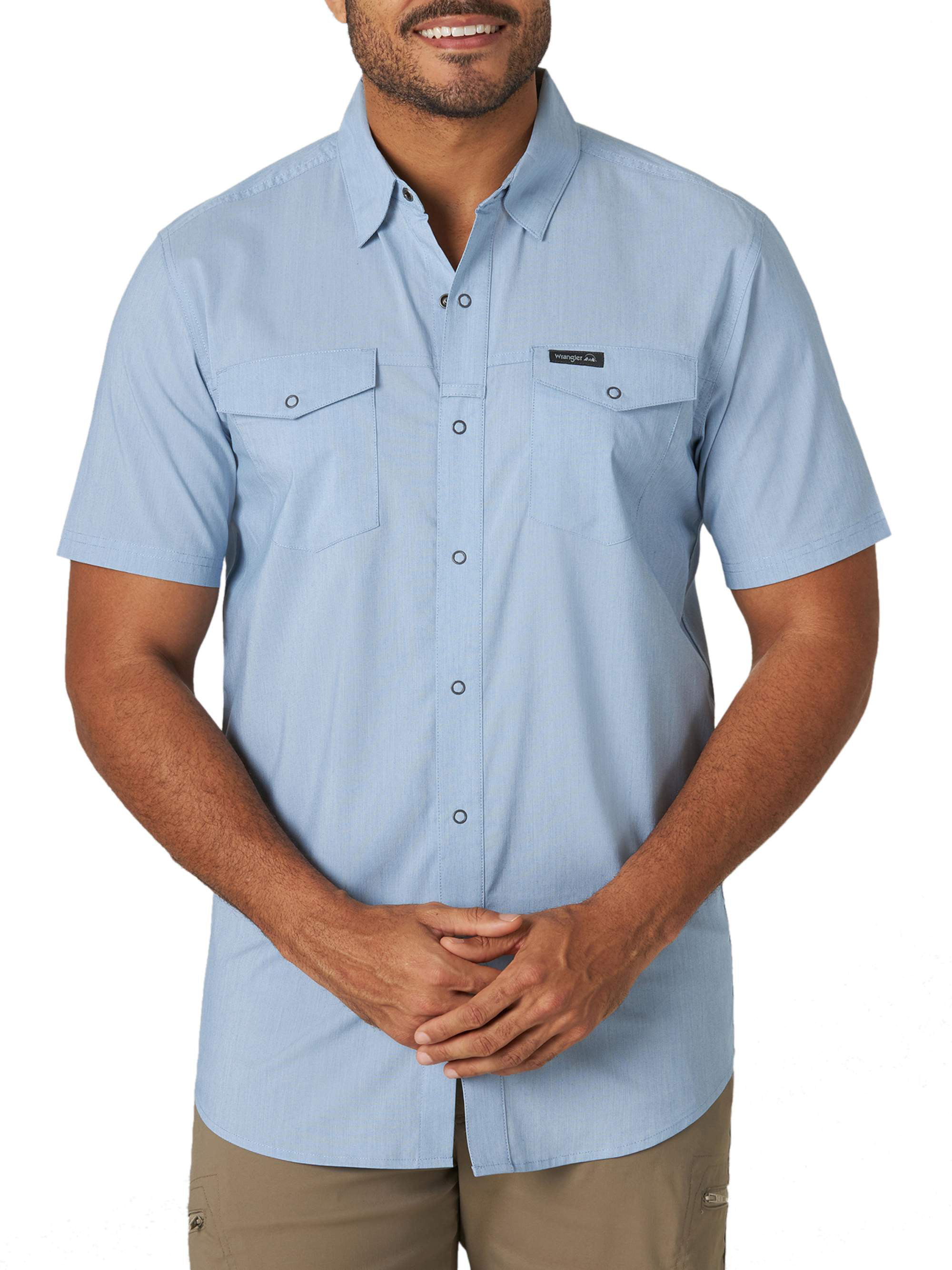 Wrangler Men's Short Sleeve Outdoor Utility Shirt 