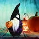 thumbnail image 1 of Decoraciones de Halloween, adornos de Halloween, regalos de Halloween, decoraciones de gnomos de Halloween, decoración de escritorio para dormitorio y sala de estar, adornos de muñecos de pie con luce, 1 of 5
