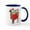 White/Navy Inside, variant on CafePress - Fa La La Llama - 11 oz Ceramic Mug - Novelty Coffee Tea Cup