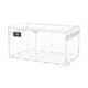 thumbnail image 1 of Terrario ventilado acrílico para reptiles con sistema de salto y jaula de cría. Cuadrícula doble de tamaño L, 1 of 9