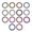 As Shown, variant on WRISTBIQUE diy nail striping tape Nail Decals Decoration Decoration 1 Set
