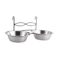 thumbnail image 2 of balikha Cat Bowl Cat Dish Feeder Cat Food Bowl Dog Treat Dish Sturdy Hanging Pets Bowl Water Bowl for Dog Cage Small Dog Crate Poodle, 2 of 9