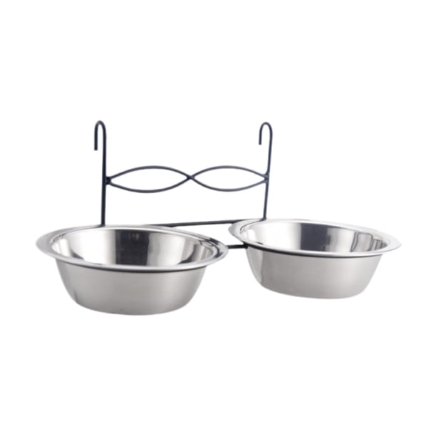 Tazón de gato Displa de gato Alimentador Cat Bowl Bowl Tratado de perro plato Sugido colgante de mascotas Tazón de agua para jaula de perros Peodel