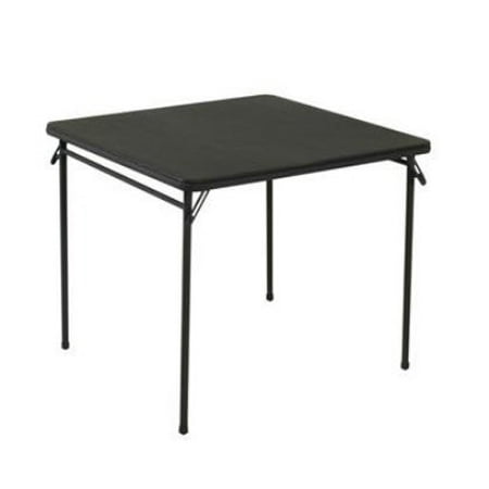 Cosco 34" Vinyl Top Folding Table, Multiple Colors
