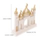 thumbnail image 2 of USHOBE Islámico De Castillo Medieval Dorado En Resina Para De Festival, 2 of 8