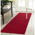 thumbnail image 3 of SAFAVIEH Himalaya Rachelle Solid Wool Runner Rug, Red, 2'3" x 14', 3 of 9