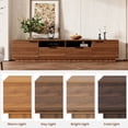 thumbnail image 6 of 78 inch Modern TV Stand for TVs up to 85", Entertainment Center Media Console with Deep Drawers, Cable Management Hub & Soft-Close Hinges, for Living Room Bedroom, Walnut, 6 of 10